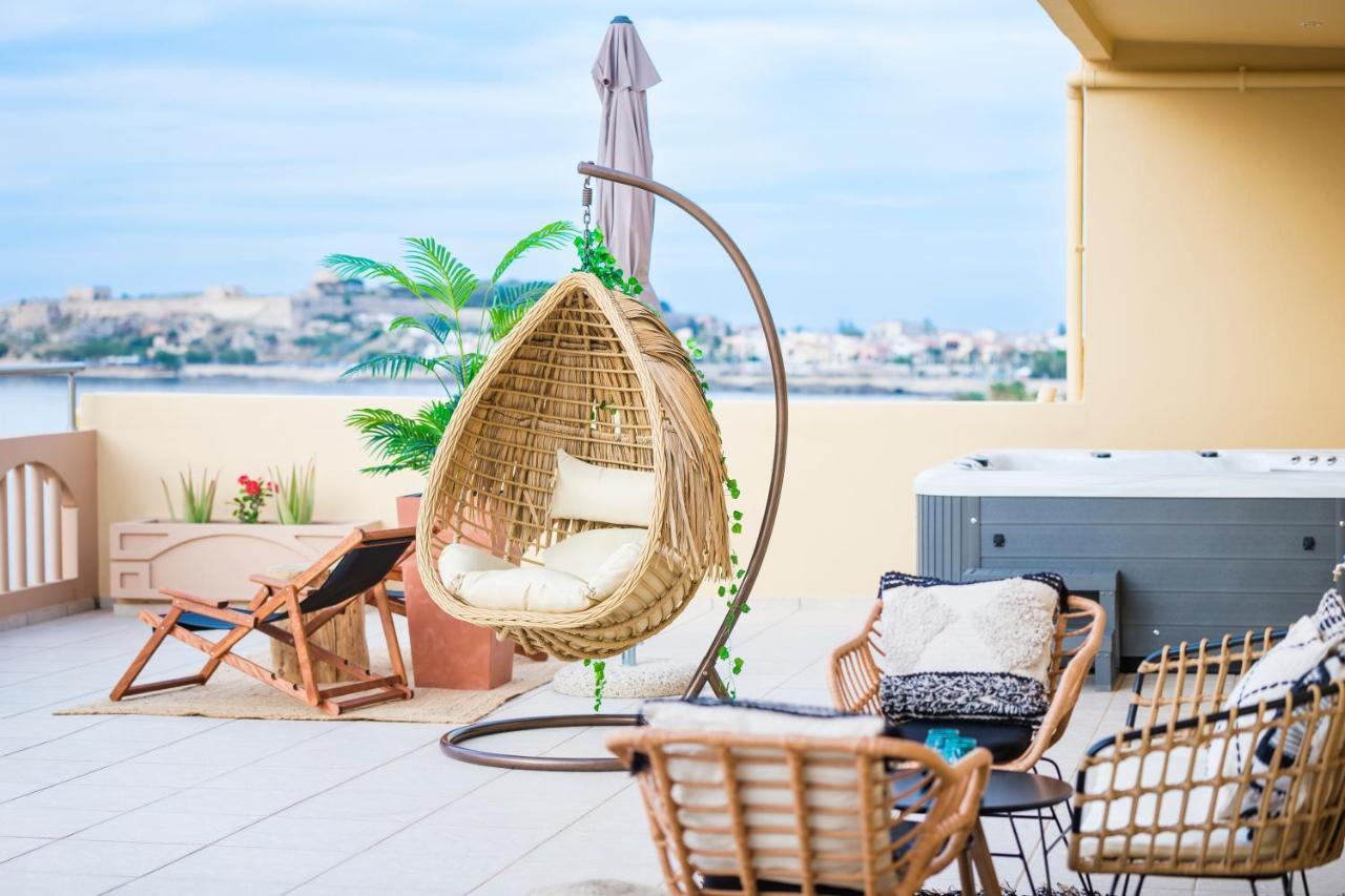 Thea - Rooftop Seaview Jacuzzi Ρέθυμνο Εξωτερικό φωτογραφία